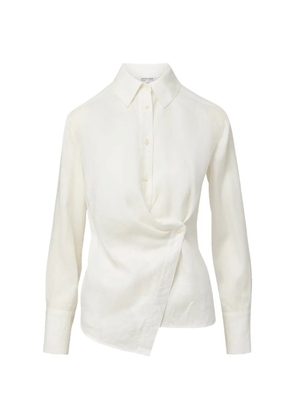 Veronica Beard Perezzi wrap shirt - White