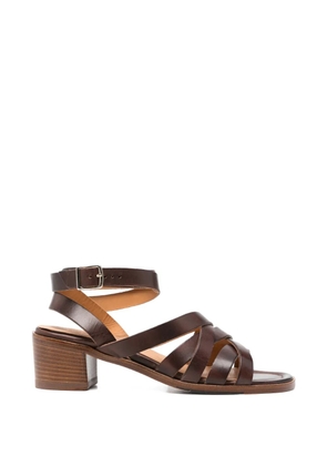 LA BOTTEGA DI LISA strappy buckle sandals - Brown