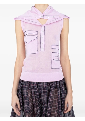 Kiko Kostadinov Kreiner top - Pink