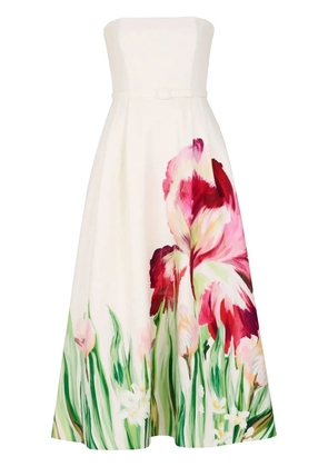 Nicholas Kyra midi dress - White