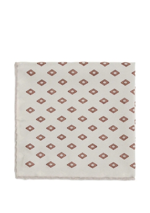 Brunello Cucinelli silk scarf - Neutrals