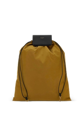 Saint Laurent flap closure tote bag - Brown