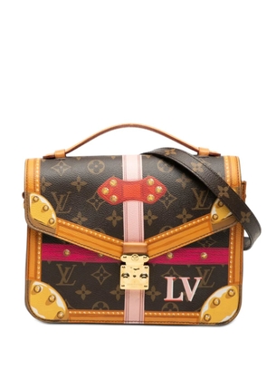 Louis Vuitton Pre-Owned 2018 Monogram Summer Trunk Pochette Metis satchel - Brown