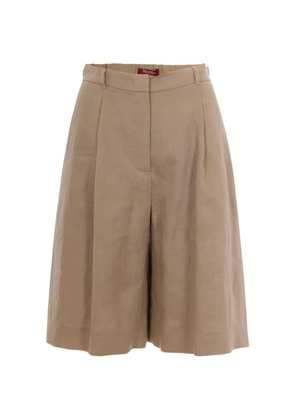Max Mara wide-leg Bermuda trousers - Neutrals