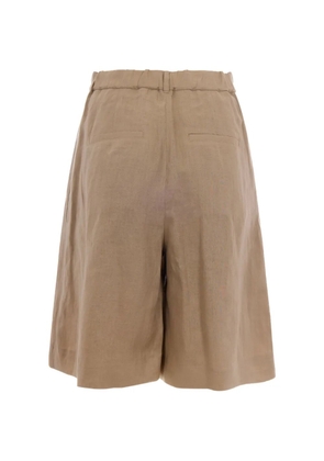 Max Mara wide-leg Bermuda trousers - Neutrals