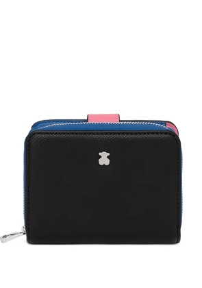 TOUS logo-detail wallet - Black