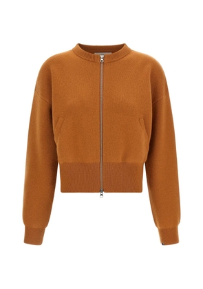 extreme cashmere N°478 Xtra Fun zip pockets cardigan - Orange