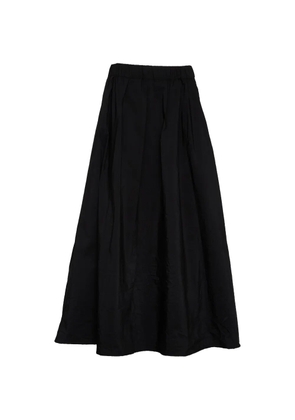 Apuntob elastic waist skirt - Black