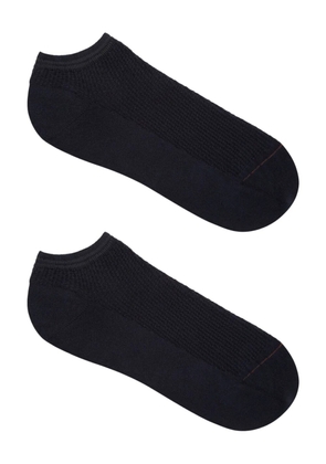 Zegna jacquard socks - Blue