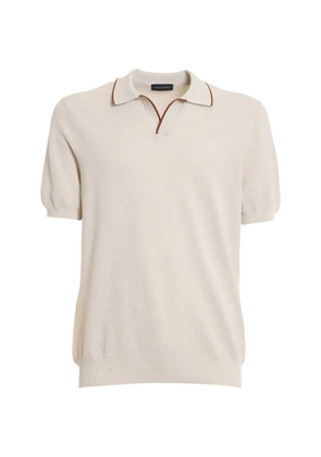 Gran Sasso collared knit T-shirt - Neutrals