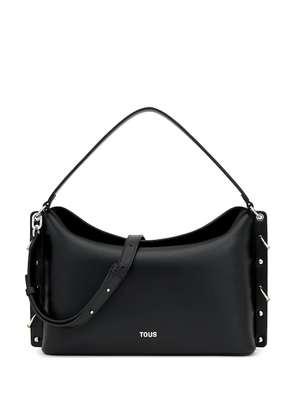 TOUS City Jewelry Studs embellished shoulder bag - Black