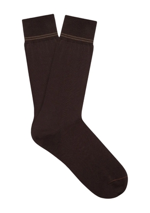 Zegna cotton socks - Brown