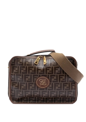 Fendi Pre-Owned 2010-2025 Zucca Coated Canvas Karligraphy travel bag - Brown