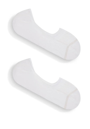 Zegna stripe-detail socks - White