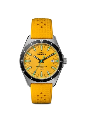 Shinola Shinola Duck 3HD 40mm watch - Yellow