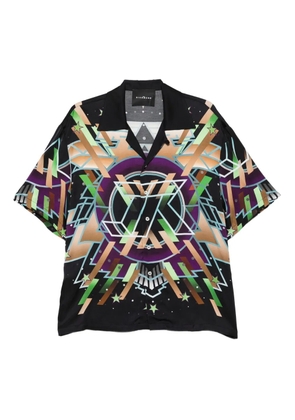 John Richmond geometric-print shirt - Black