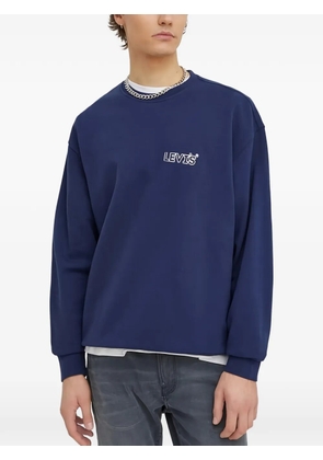 Levi's logo crew-neck sweatshirt - Blue