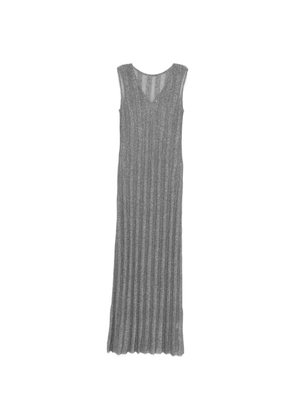 Neera Neera V-neck pleated dress - Grey