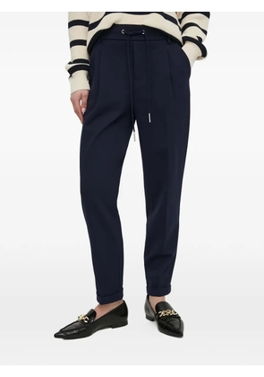 Benetton drawstring pleated trousers - Blue