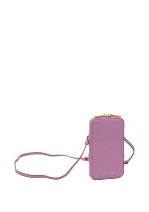 Coccinelle mini Flor phone pouch - Purple