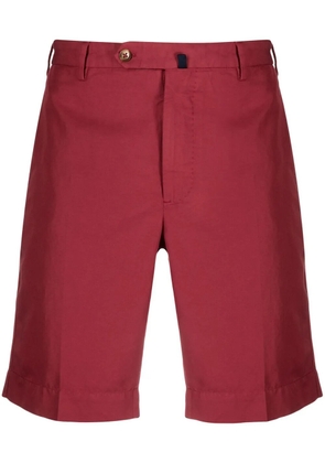Incotex knee-length chino shorts - Red