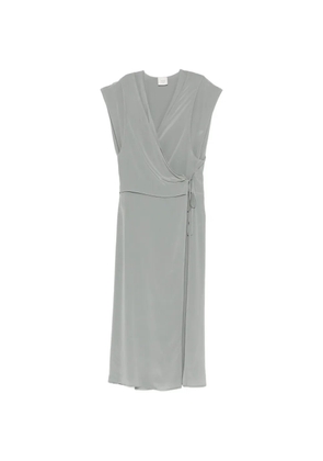 Alysi V-neck midi dress - Grey