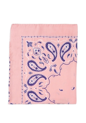 Destin paisley-print scarf - Pink