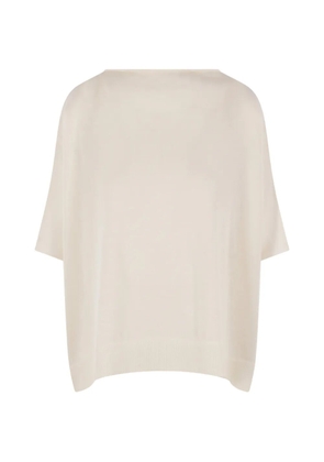 Dusan short-sleeve sweater - White