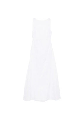 Kiki de Montparnasse Simone cotton eyelet long dress - White