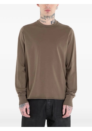 Rick Owens DRKSHDW long-sleeved crew-neck T-shirt - Brown
