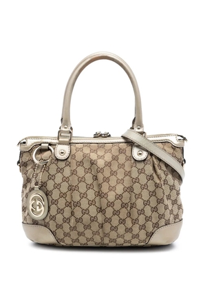 Gucci Pre-Owned 2016-2025 GG Canvas Sukey satchel - Neutrals