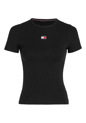 Tommy Jeans logo-badge T-Shirt - Black