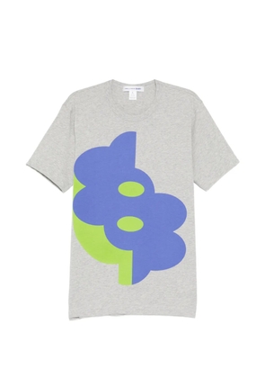 Comme Des Garçons Shirt flower graphic T-shirt - Grey