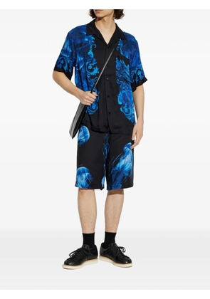 Versace Jeans Couture jellyfish-print shorts - Black