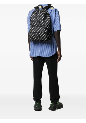 Balenciaga logo-print zipped backpack - Black
