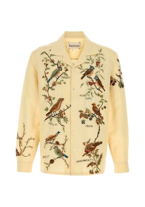 Baziszt avian floral shirt - Neutrals