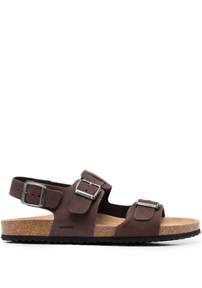Geox Ghita leather sandals - Brown