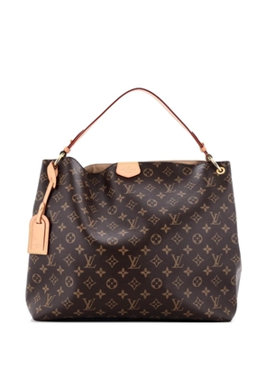 Louis Vuitton Pre-Owned Graceful Handbag Monogram Canvas MM hobo bag - Brown
