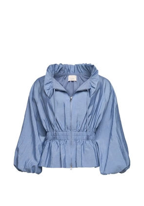 Cinq A Sept ruffled peplum jacket - Blue