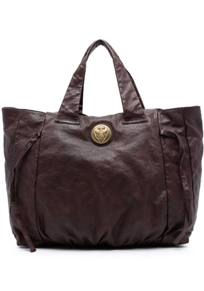 Gucci Pre-Owned 2016-2026 Large Guccissima Hysteria tote bag - Brown