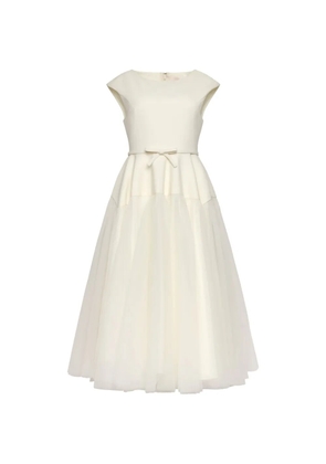 Cinq A Sept bow tulle dress - Neutrals