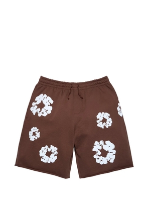 Denim Tears floral-print shorts - Brown