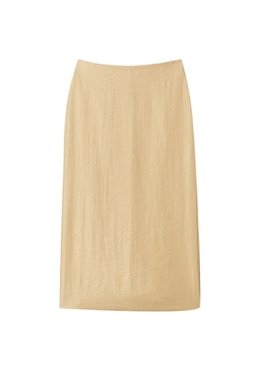TWINSET slit midi skirt - Neutrals