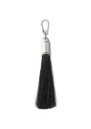 LEMAIRE maxi brush bag charm - Black