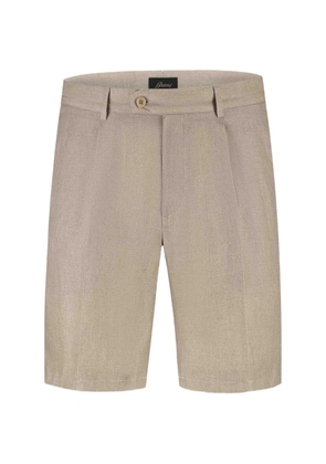 Brioni pleated chino shorts - Neutrals