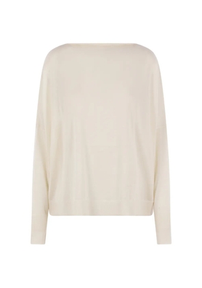 Dusan boat-neck sweater - Neutrals