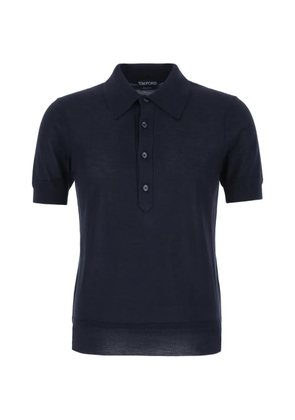 TOM FORD button polo - Blue