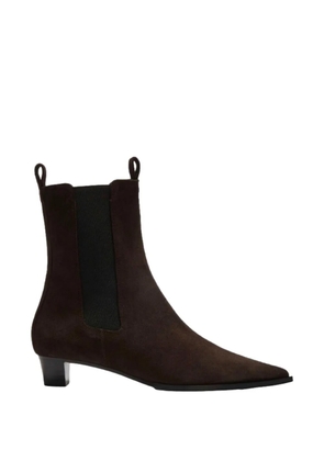 Aeyde Kiki suede boots - Brown