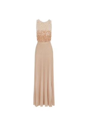 Elisabetta Franchi tulle sleeveless dress - Neutrals