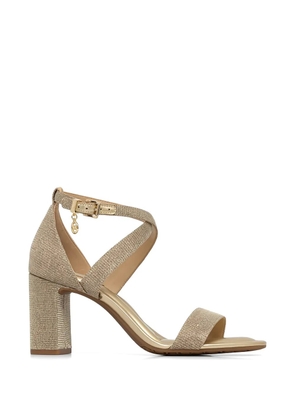 Michael Michael Kors criss-cross strap sandals - Gold